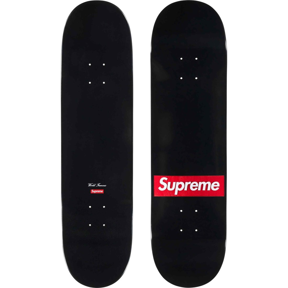 Details on Routed Box Logo Skateboard Black - 8.375" x 32.125" from spring summer
                                                    2024 (Price is $60)