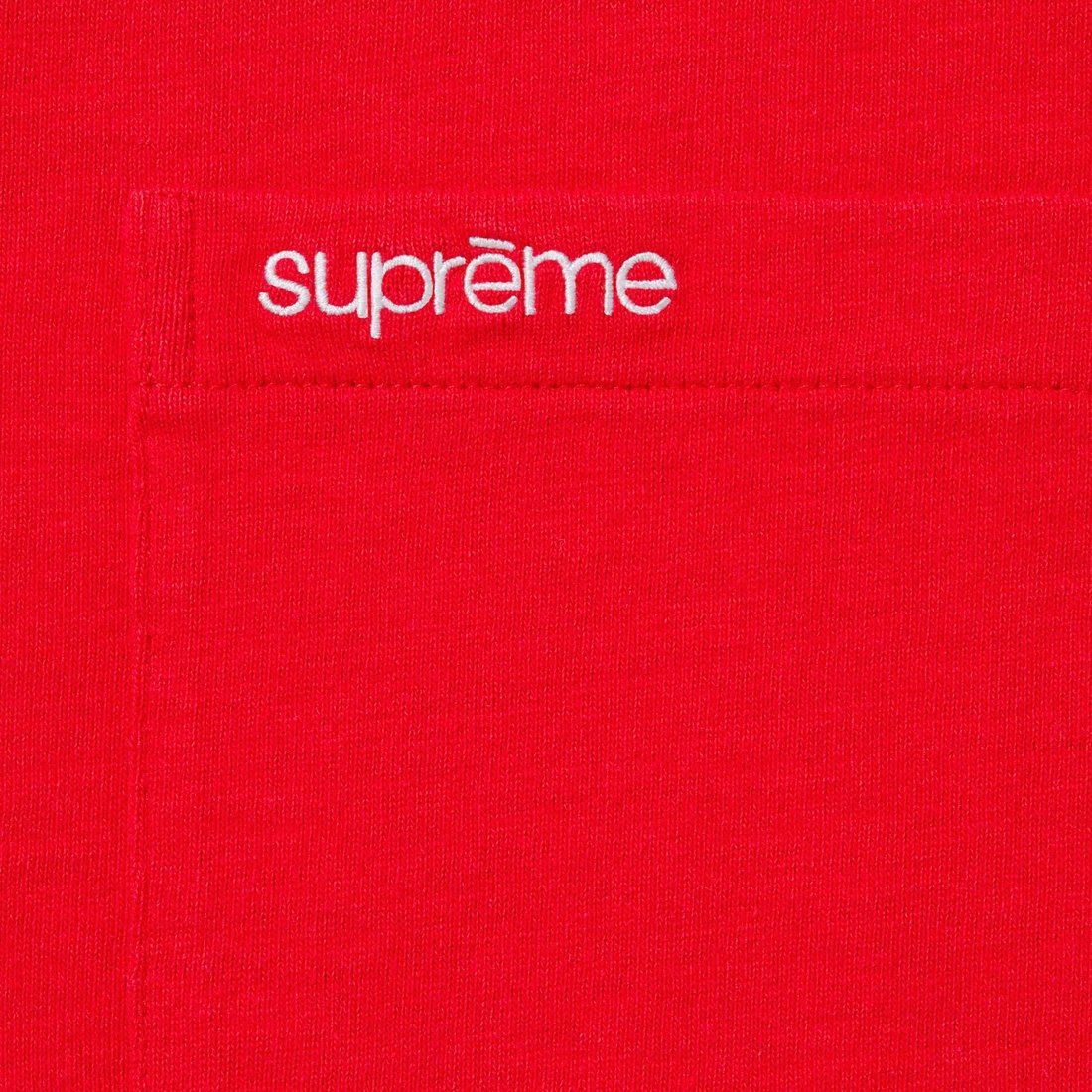 Details on S S Pocket Tee Red from spring summer
                                                    2024 (Price is $60)