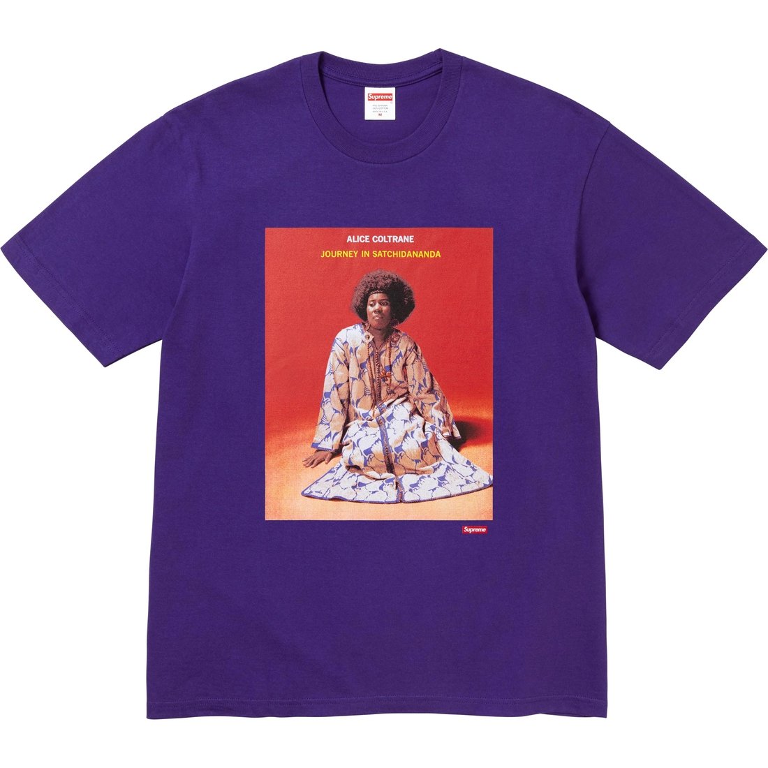 Details on Satchidananda Tee Purple from spring summer
                                                    2024 (Price is $48)