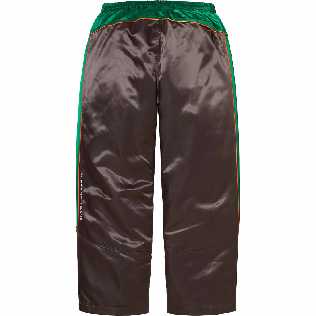 Details on Satin Track Pant Brown from spring summer
                                                    2024 (Price is $158)