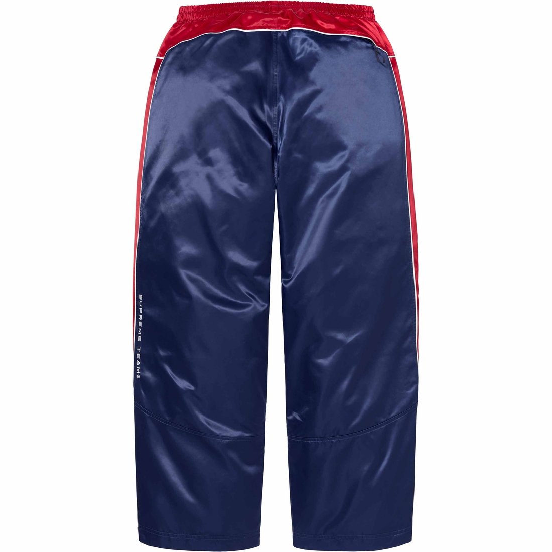 Details on Satin Track Pant Navy from spring summer
                                                    2024 (Price is $158)