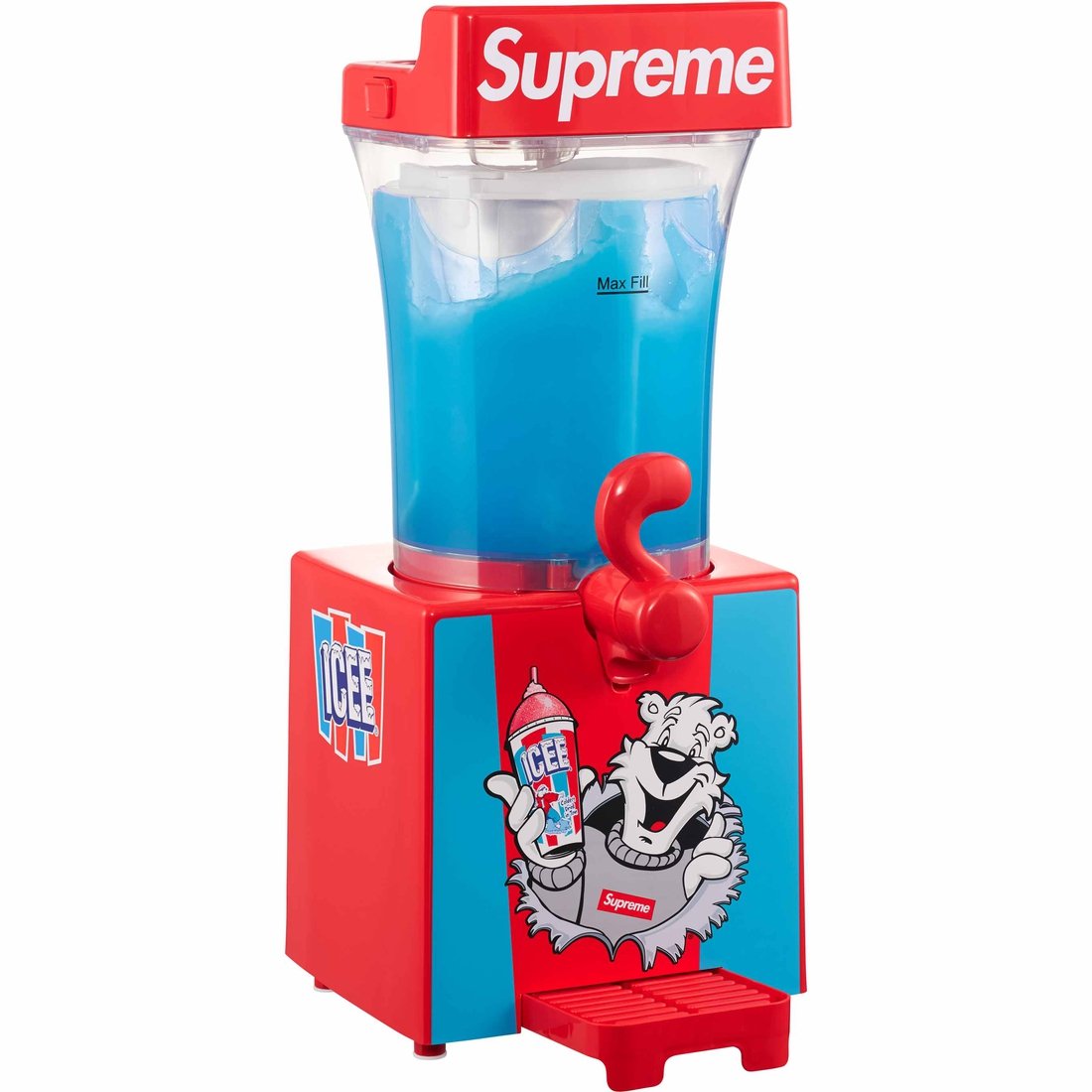 Details on Supreme ICEE Slushie Machine Red from spring summer
                                                    2024 (Price is $198)