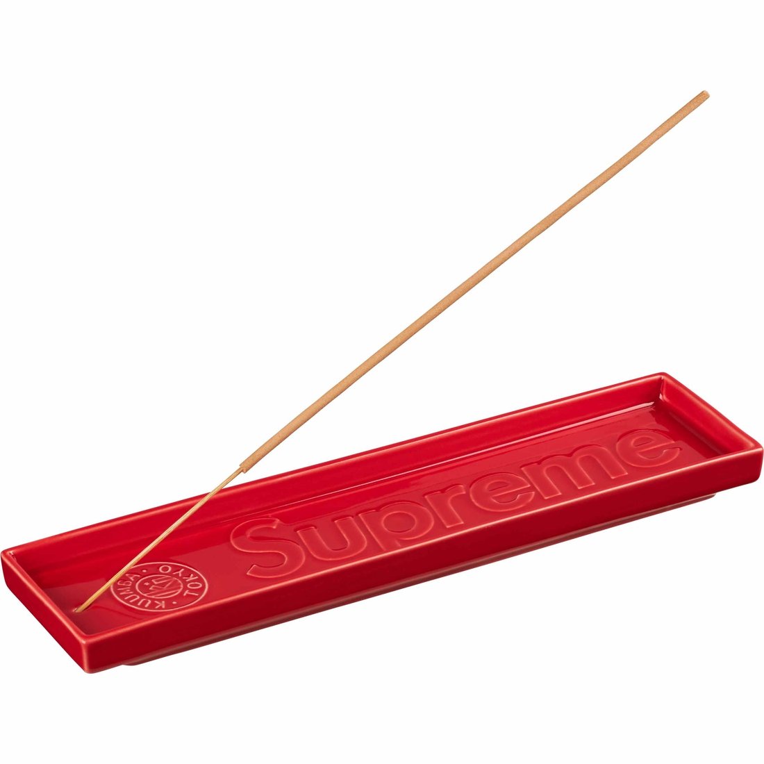 Details on Supreme Kuumba Incense Tray Red from spring summer
                                                    2024 (Price is $44)