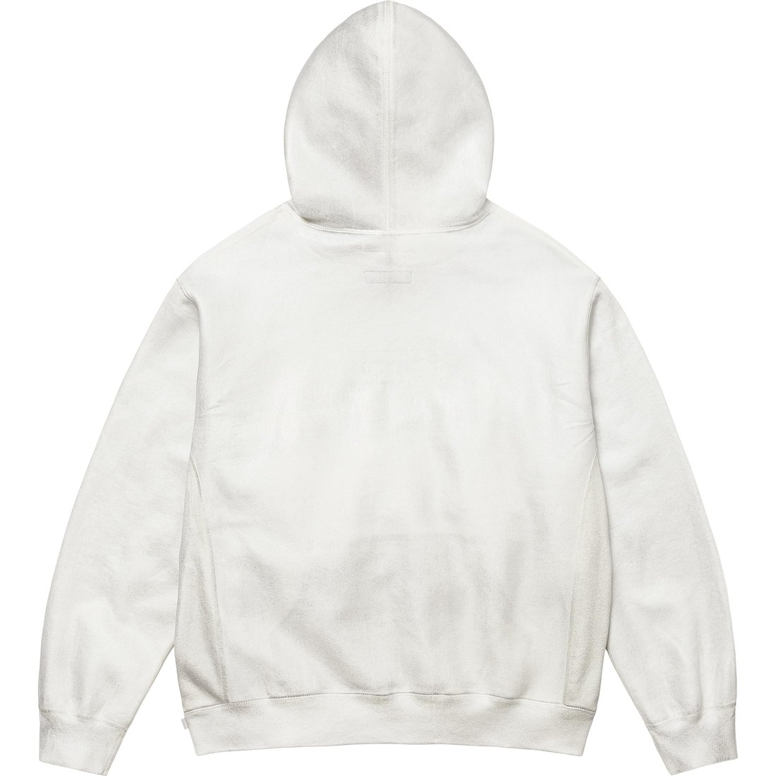 Details on Supreme MM6 Maison Margiela Foil Box Logo Hooded Sweatshirt White from spring summer
                                                    2024 (Price is $298)