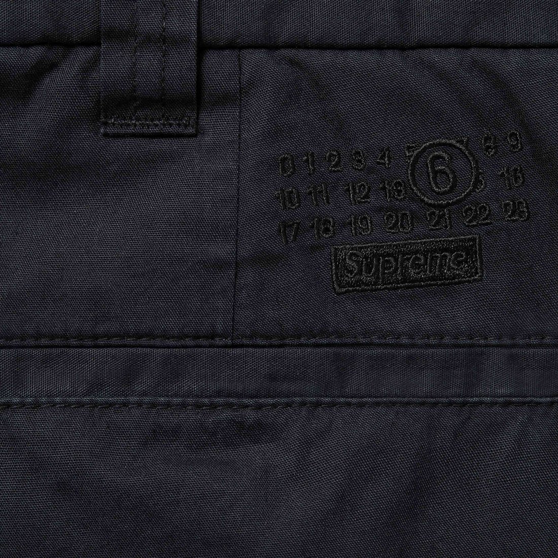 Details on Supreme MM6 Maison Margiela Padded Short Black from spring summer
                                                    2024 (Price is $148)