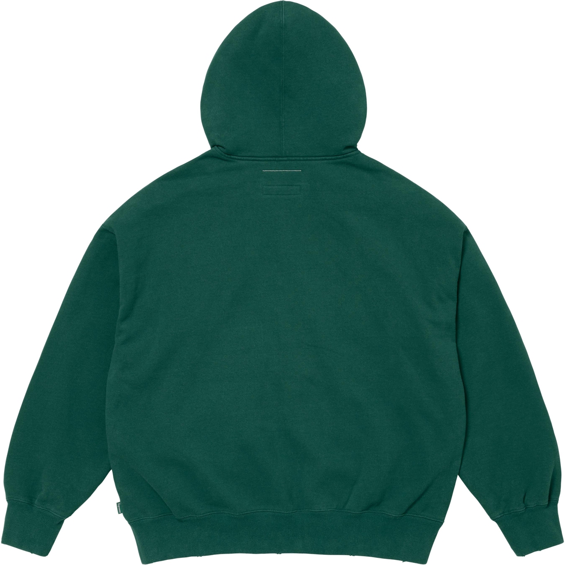 Details on Supreme MM6 Maison Margiela Zip Up Hooded Sweatshirt Dark Green from spring summer
                                                    2024 (Price is $248)