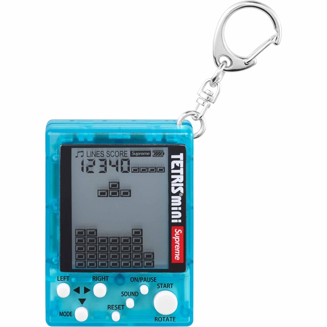 Details on Supreme Tetris Mini Blue from spring summer
                                                    2024 (Price is $34)