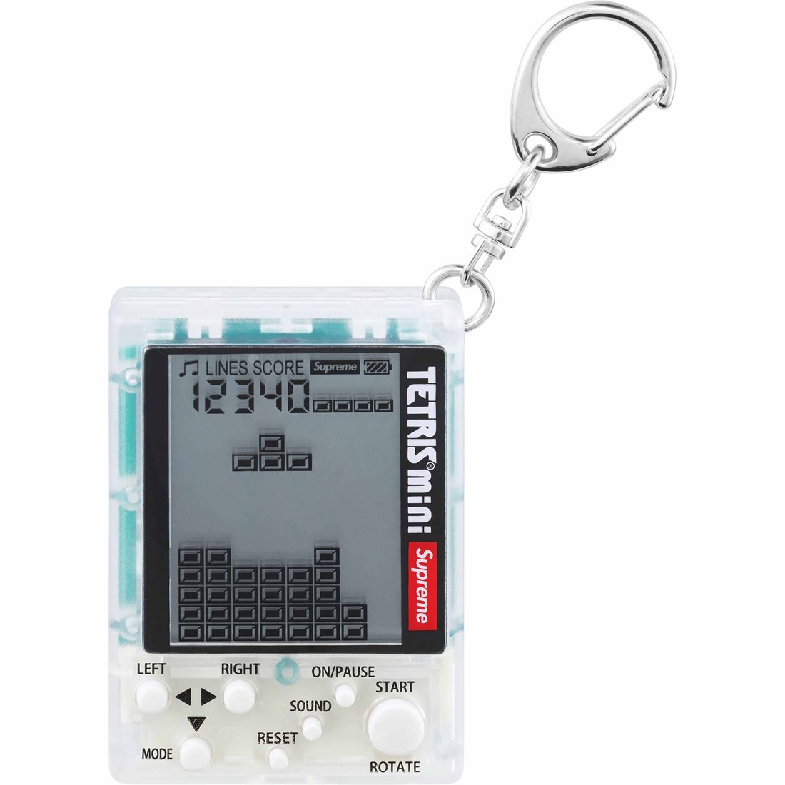 Details on Supreme Tetris Mini Clear from spring summer
                                                    2024 (Price is $34)