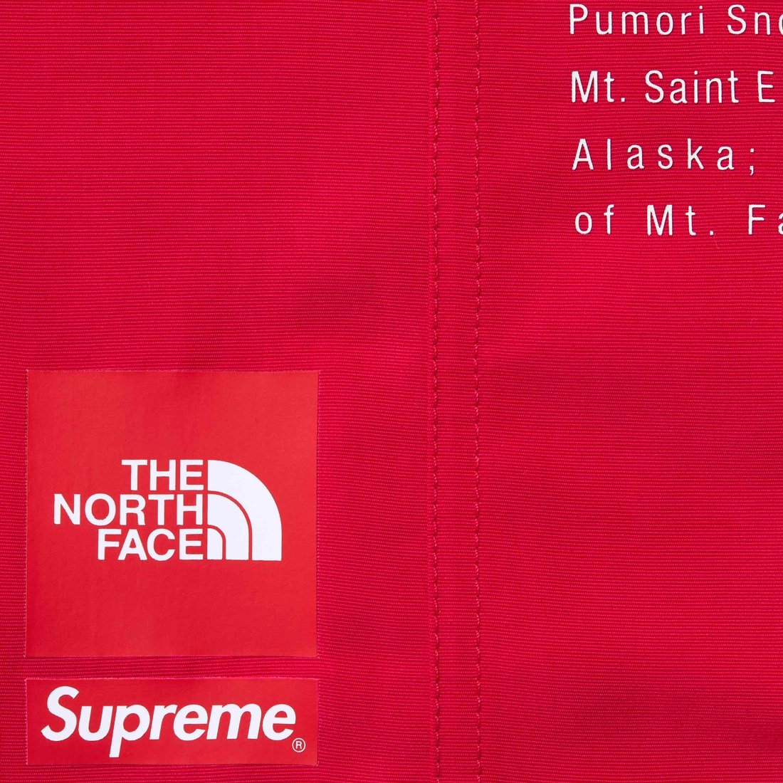 Details on Supreme The North Face Nylon Short Red from spring summer
                                                    2024 (Price is $98)