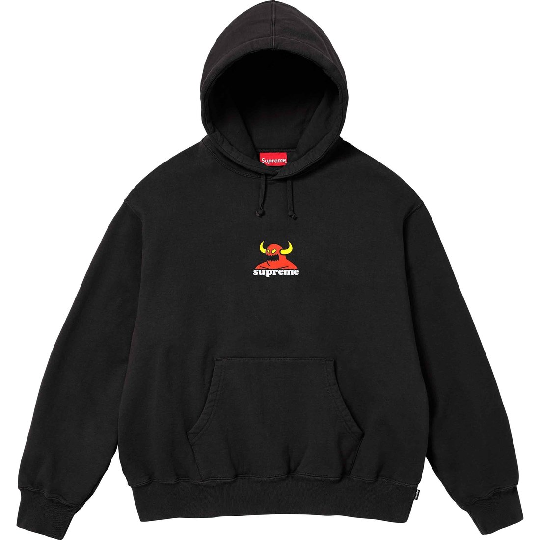 Details on Supreme Toy Machine Hooded Sweatshirt Black from spring summer
                                                    2024 (Price is $168)