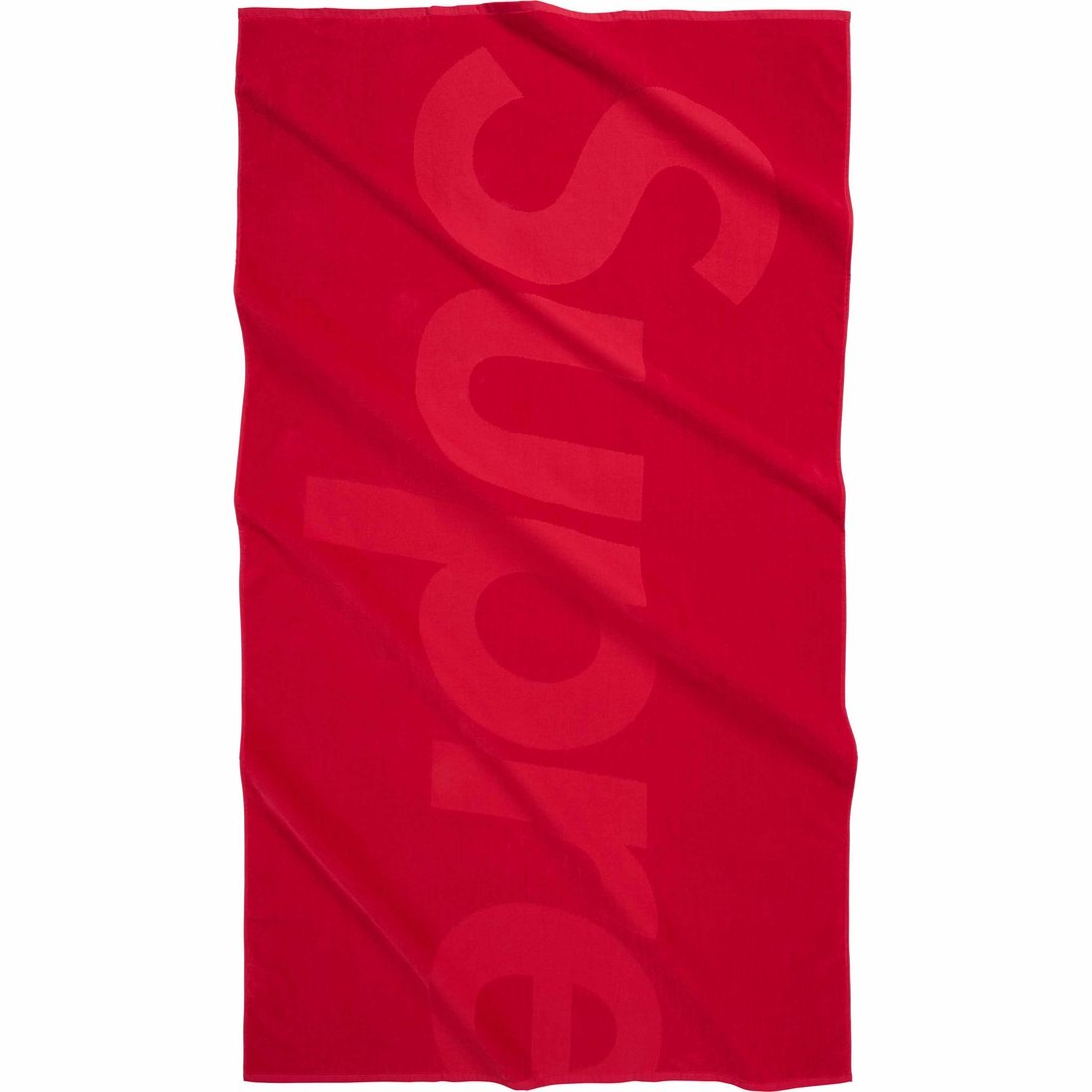 Details on Tonal Logo Towel Red from spring summer
                                                    2024 (Price is $88)
