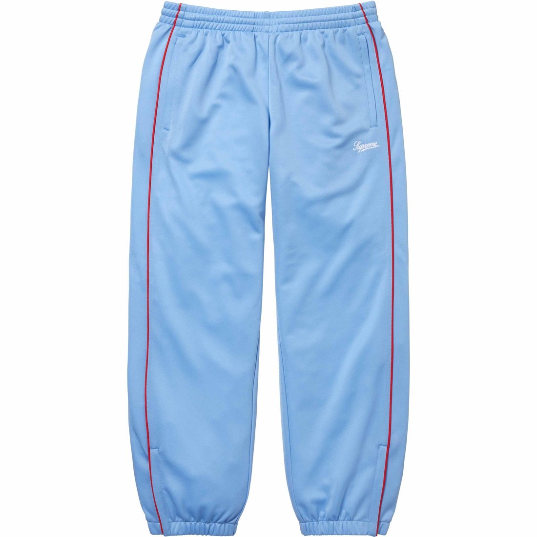 Details on Tricot Track Pant Light Blue from spring summer
                                                    2024 (Price is $138)