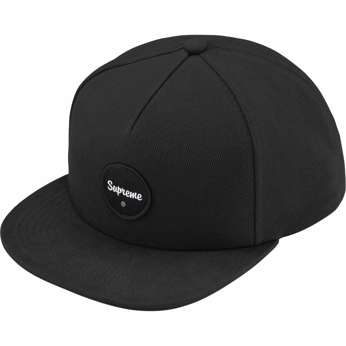 Details on Twill Patch 5-Panel Black from spring summer
                                                    2024 (Price is $48)