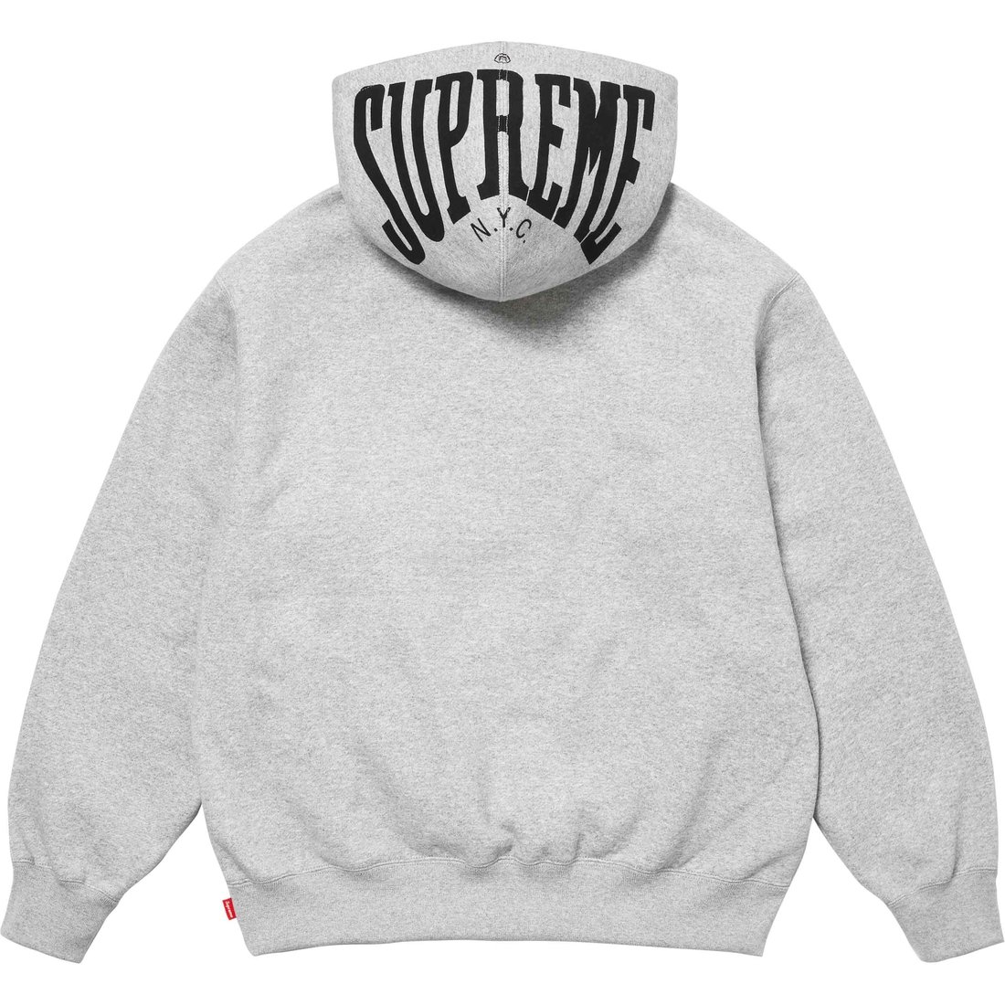 Details on Warm Up Hooded Sweatshirt Heather Grey from spring summer
                                                    2024 (Price is $158)