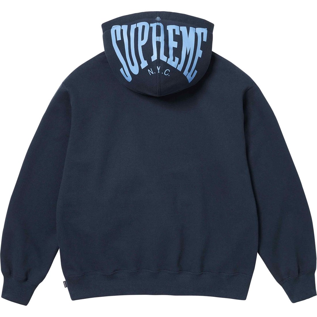 Details on Warm Up Hooded Sweatshirt Navy from spring summer
                                                    2024 (Price is $158)