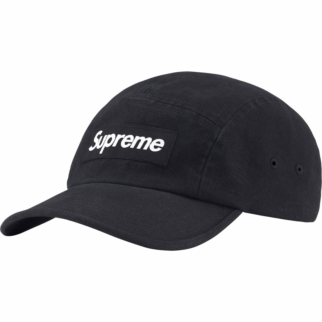 Details on Washed Canvas Camp Cap Black from spring summer
                                                    2024 (Price is $54)