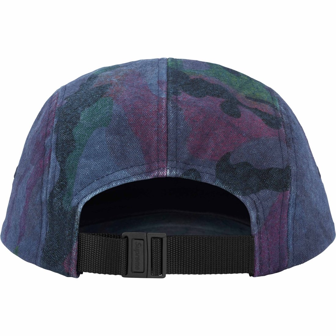 Details on Washed Canvas Camp Cap Navy Camo from spring summer
                                                    2024 (Price is $54)