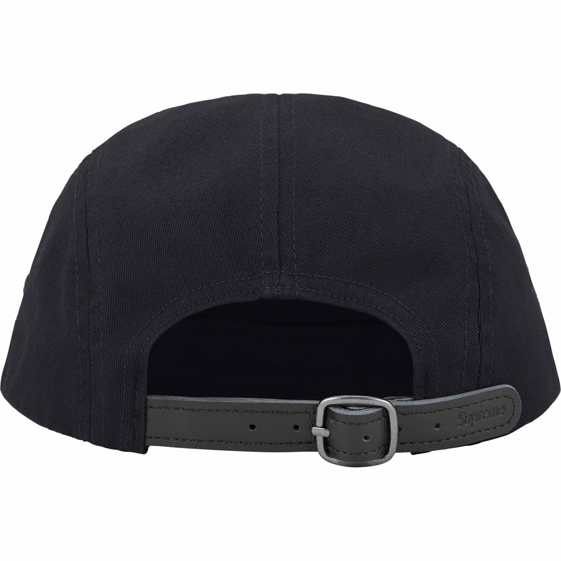 Details on Washed Chino Twill Camp Cap Black from spring summer
                                                    2024 (Price is $48)
