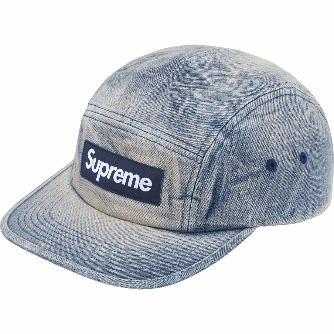 Details on Washed Chino Twill Camp Cap Dirty Indigo from spring summer
                                                    2024 (Price is $48)