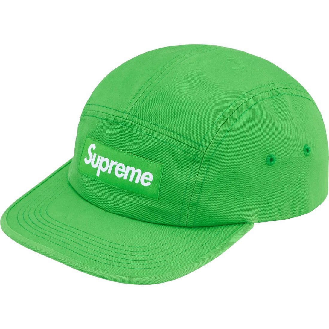 Details on Washed Chino Twill Camp Cap Green from spring summer
                                                    2024 (Price is $48)