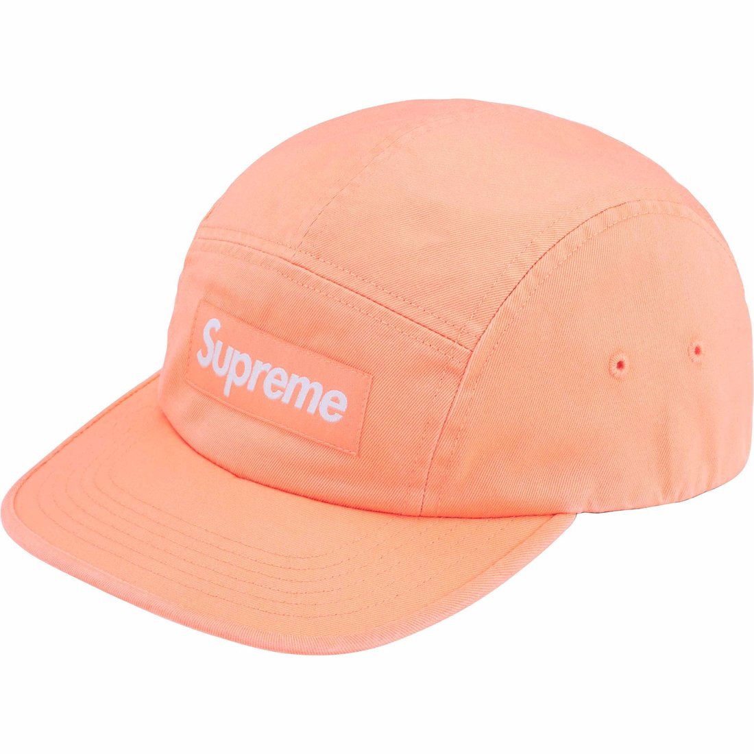 Details on Washed Chino Twill Camp Cap Peach from spring summer
                                                    2024 (Price is $48)