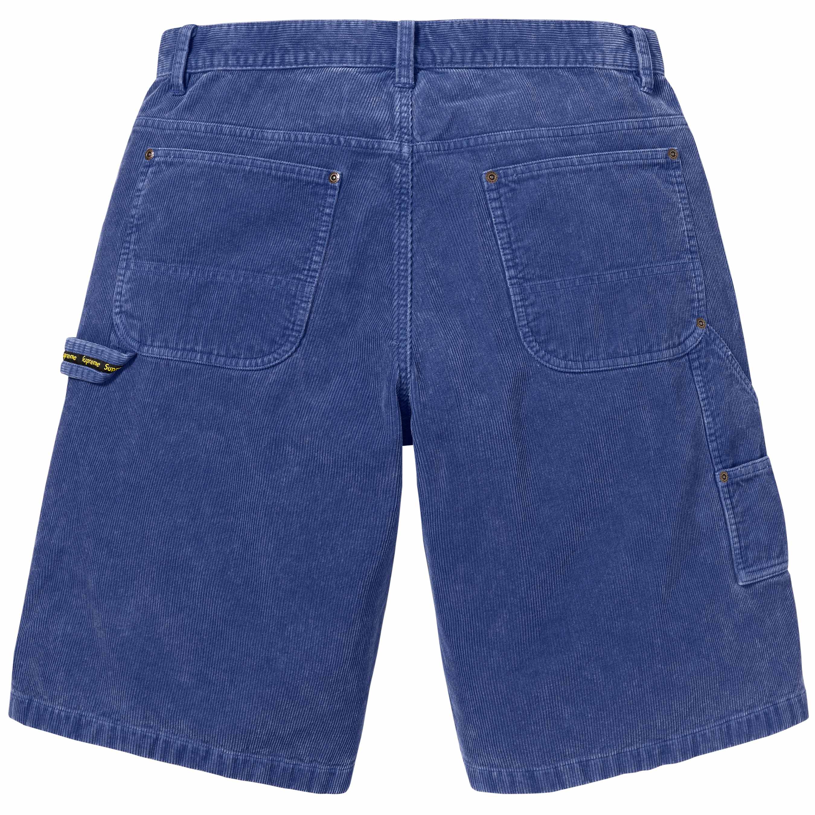 Washed Corduroy Double Knee Painter Short - spring summer 2024 