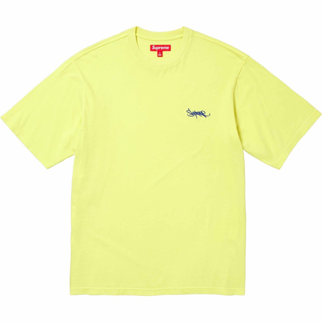 Details on Washed Tag S S Top Bright Yellow from spring summer
                                                    2024 (Price is $54)