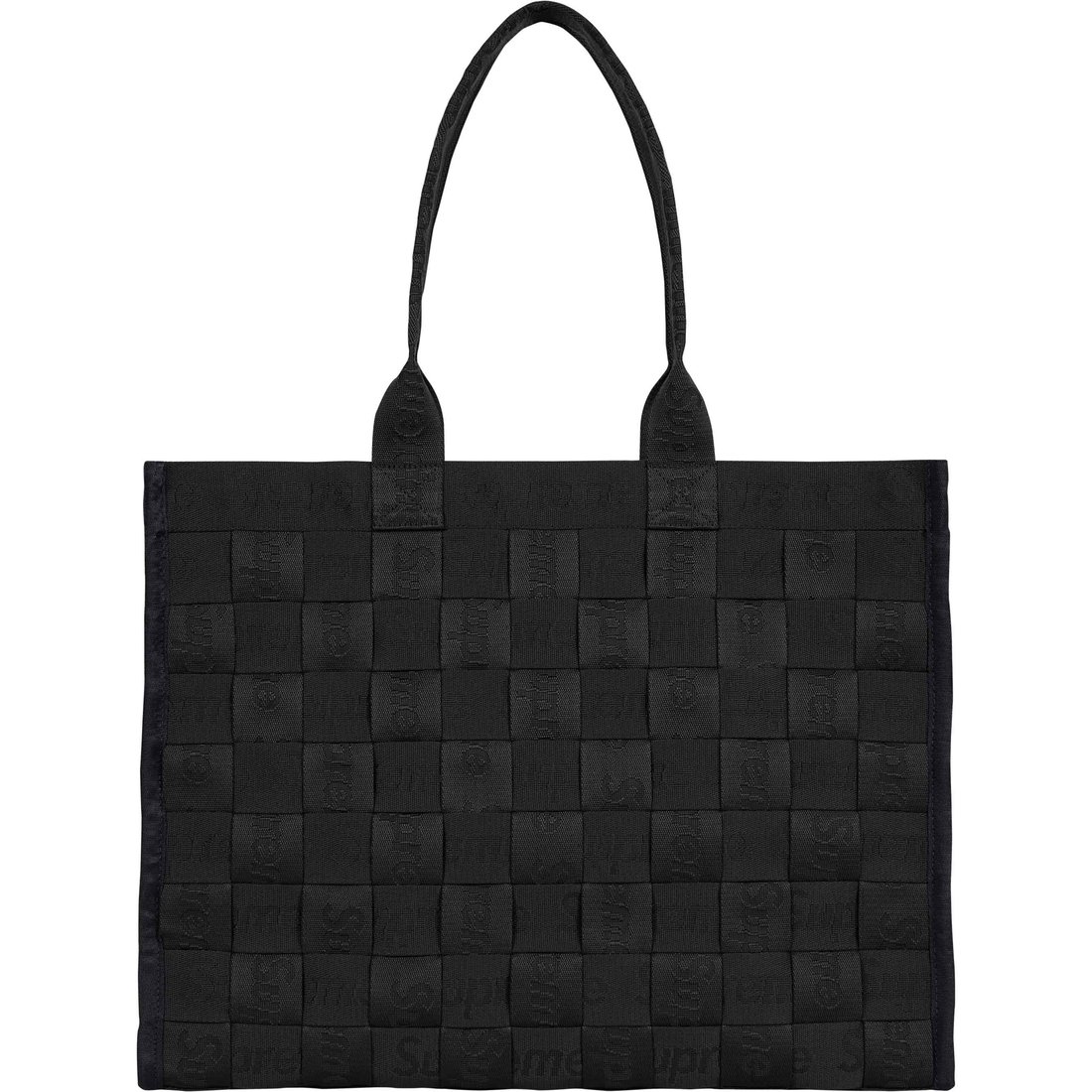 Details on Woven Tote Black from spring summer
                                                    2024 (Price is $158)