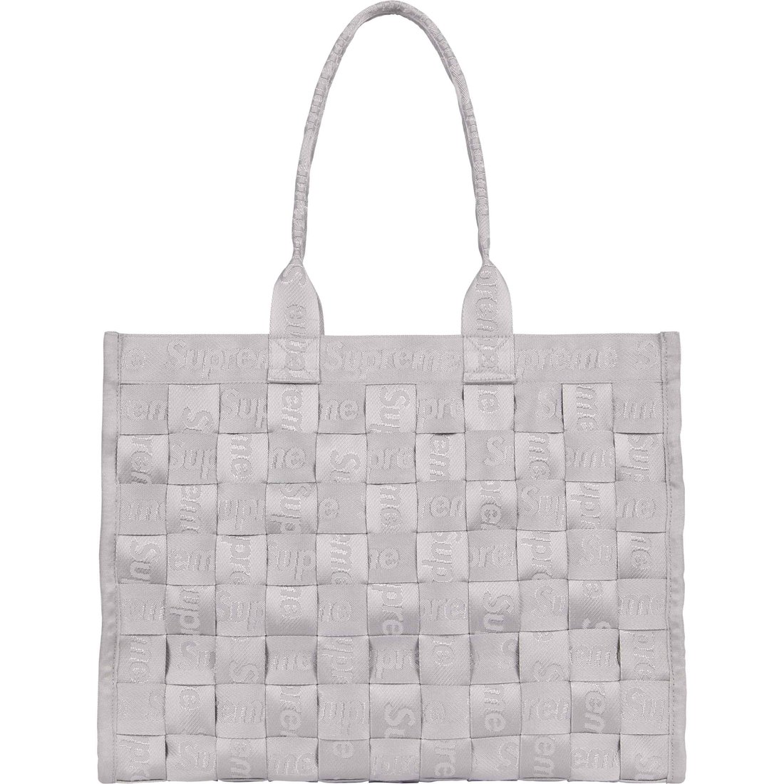 Details on Woven Tote Grey from spring summer
                                                    2024 (Price is $158)
