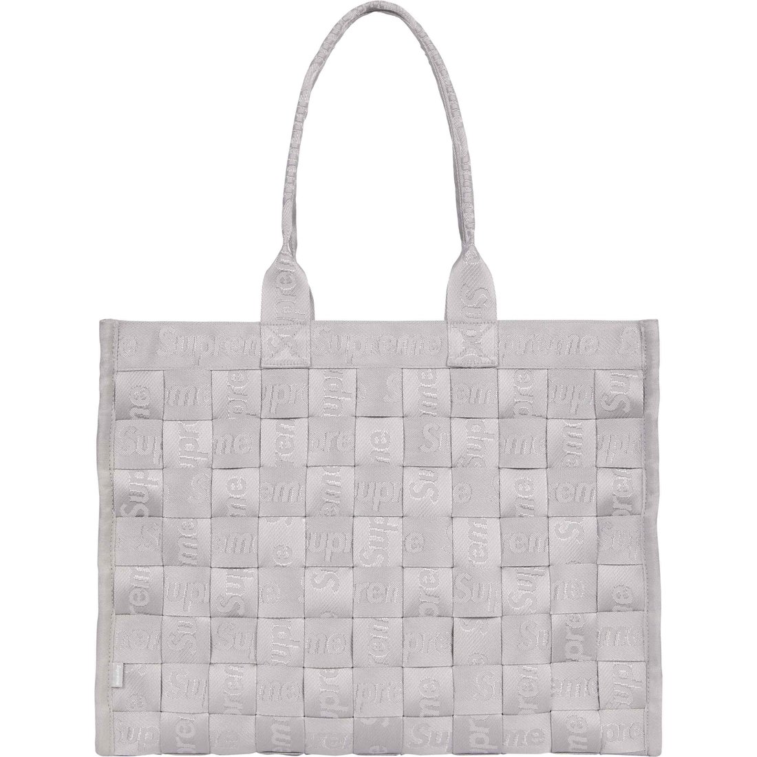 Details on Woven Tote Grey from spring summer
                                                    2024 (Price is $158)