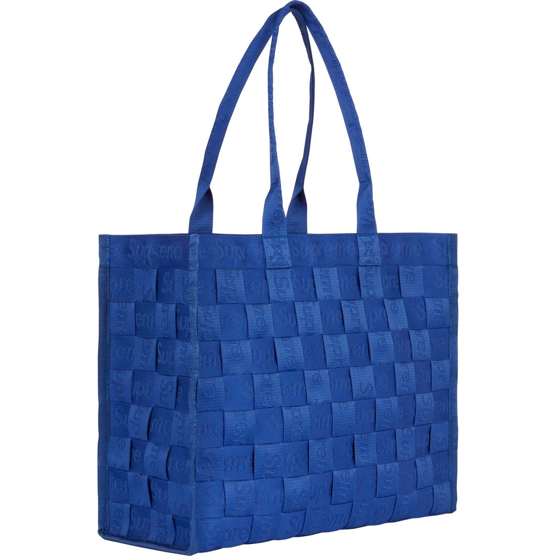 Details on Woven Tote Royal from spring summer
                                                    2024 (Price is $158)