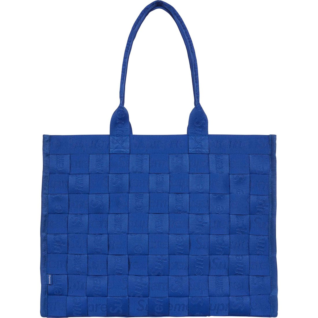 Details on Woven Tote Royal from spring summer
                                                    2024 (Price is $158)