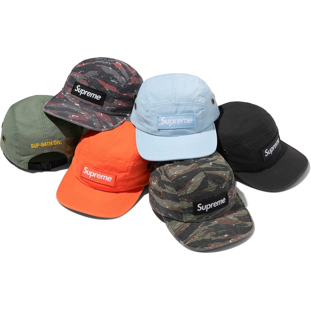 Supreme Military Camp Cap released during spring summer 24 season