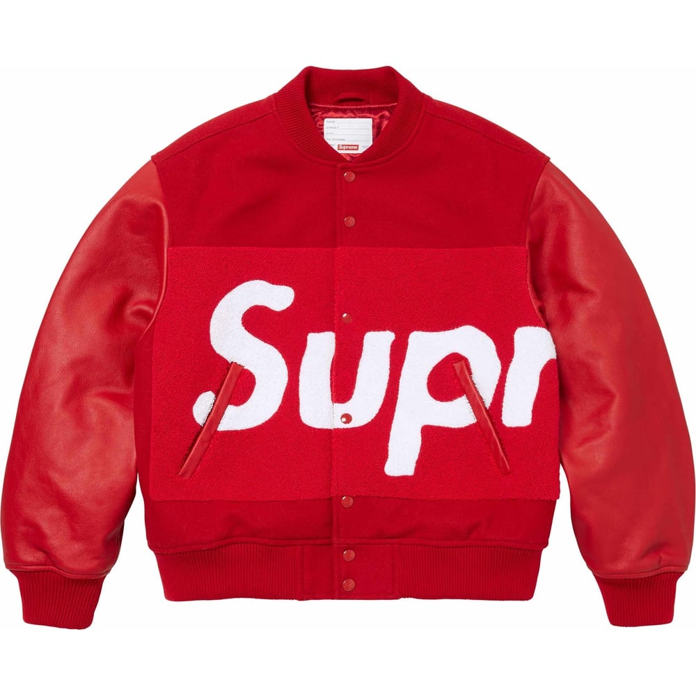 Details on Big Logo Chenille Varsity Jacket  from spring summer
                                                    2024 (Price is $598)