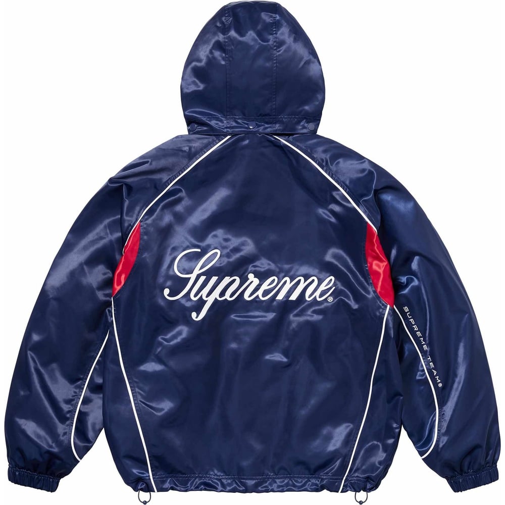Details on Satin Hooded Track Jacket  from spring summer
                                                    2024 (Price is $198)