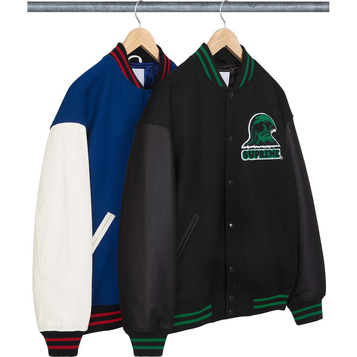 Details on Wave Varsity Jacket from spring summer
                                            2024 (Price is $568)