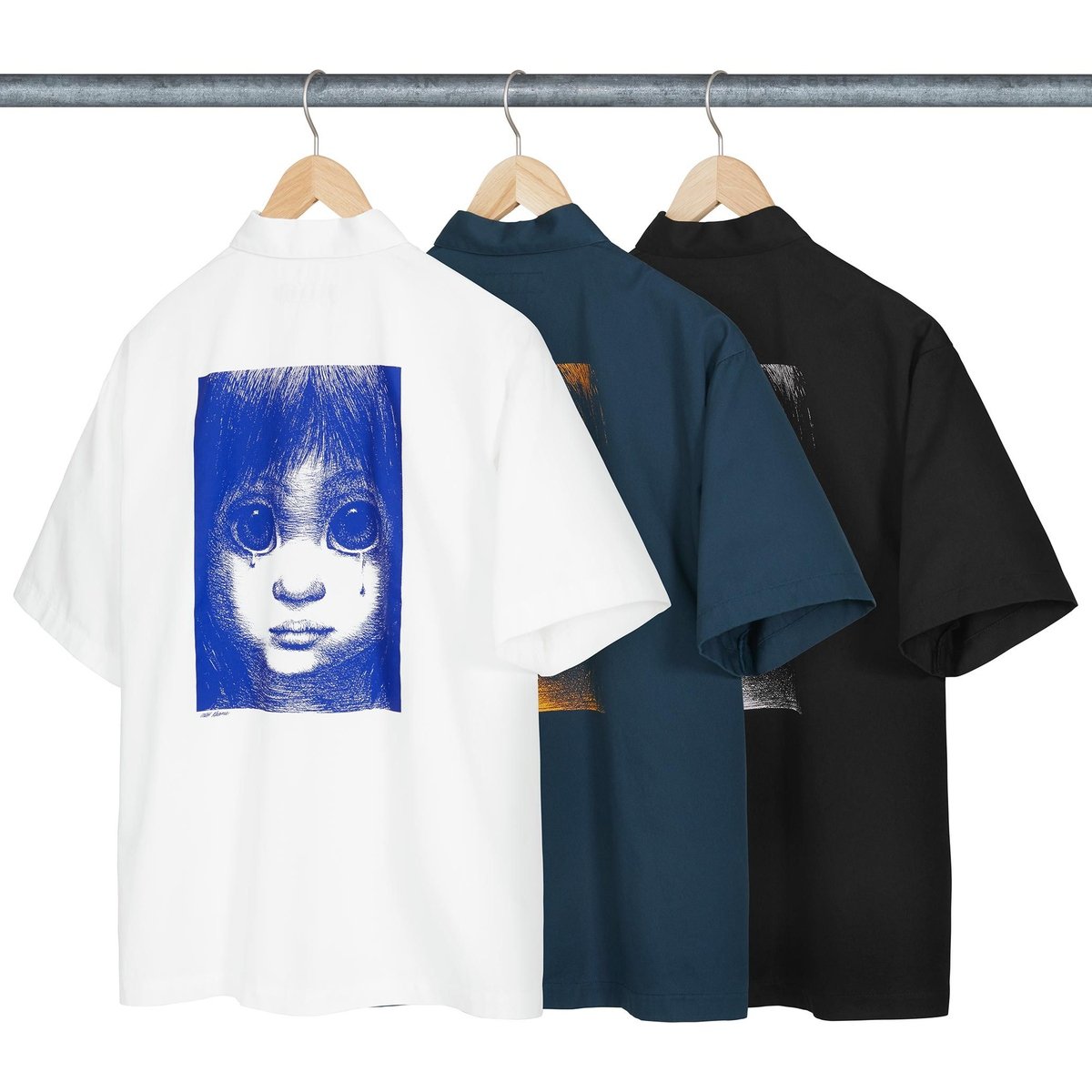 Supreme Margaret Keane Teardrop S S Work Shirt releasing on Week 9 for spring summer 2024