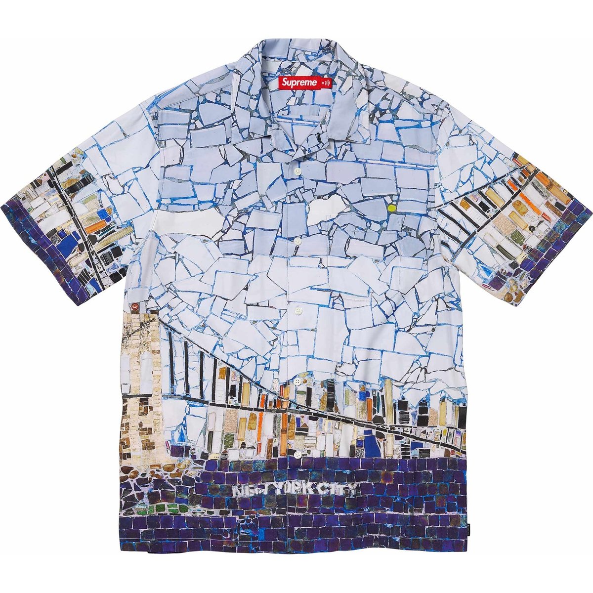 Supreme Mosaic S S Shirt released during spring summer 24 season