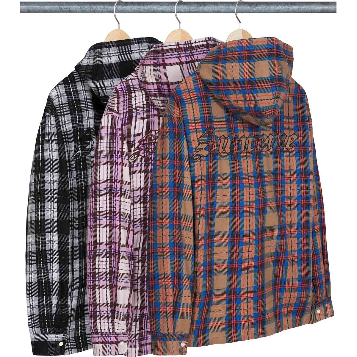 Supreme Printed Hooded Flannel Shirt releasing on Week 12 for spring summer 2024