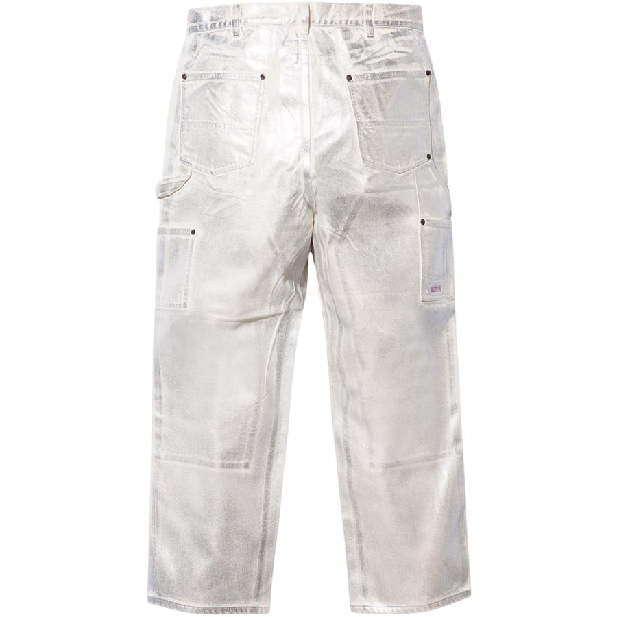 Details on Supreme MM6 Maison Margiela Foil Double Knee Painter Pant  from spring summer
                                                    2024 (Price is $268)