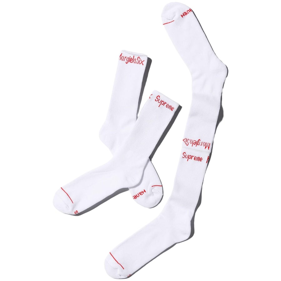 Details on Supreme MM6 Maison Margiela Hanes Crew Socks (1 Pack)  from spring summer
                                                    2024 (Price is $28)