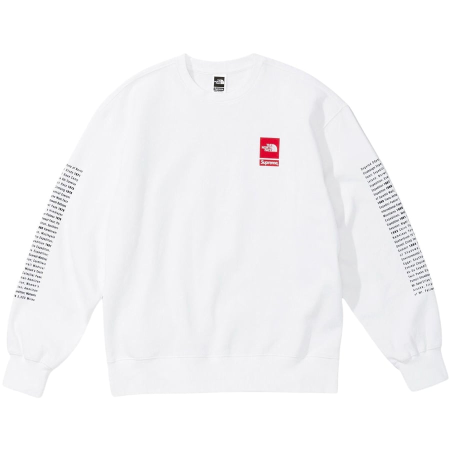 Details on Supreme The North Face Crewneck  from spring summer
                                                    2024 (Price is $138)