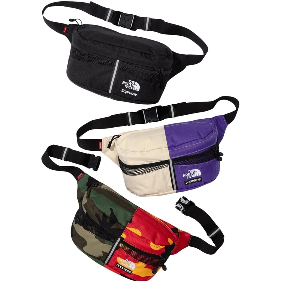 Details on Supreme The North Face Split Waist Bag from spring summer
                                            2024 (Price is $88)