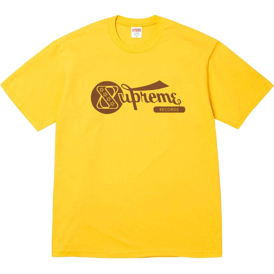 Supreme Records Tee released during spring summer 24 season