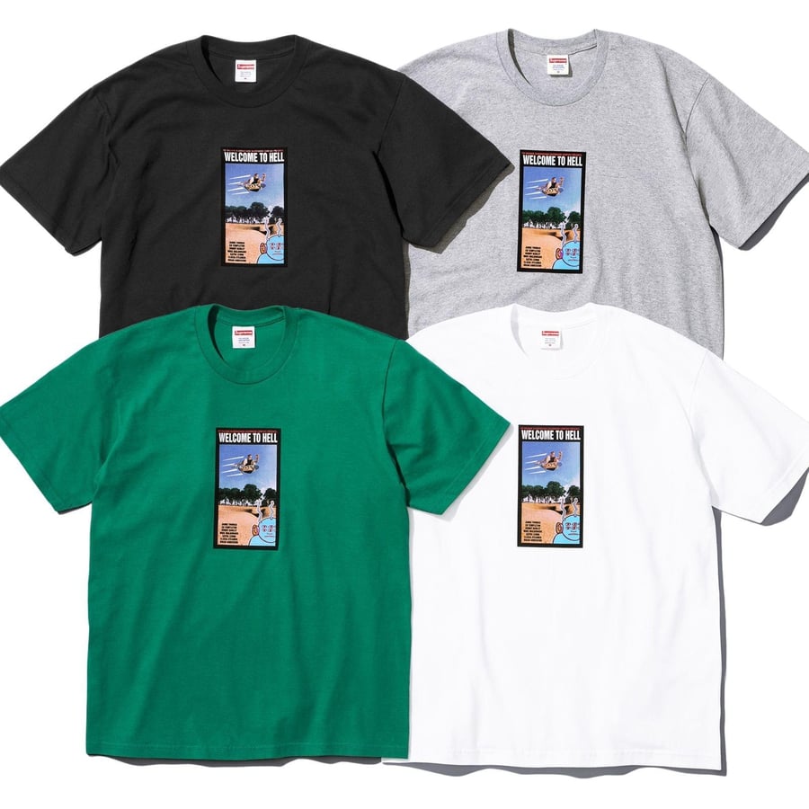 Supreme Supreme Toy Machine Welcome To Hell Tee for spring summer 24 season