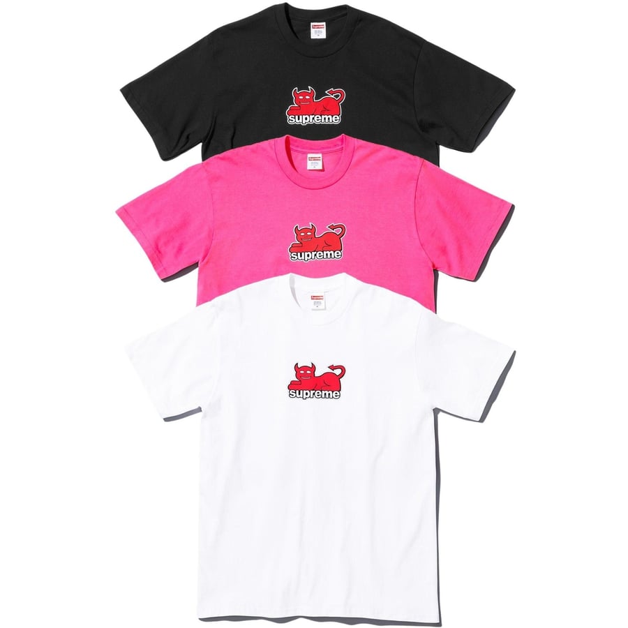Details on Supreme Toy Machine Devil Cat Tee from spring summer
                                            2024 (Price is $44)