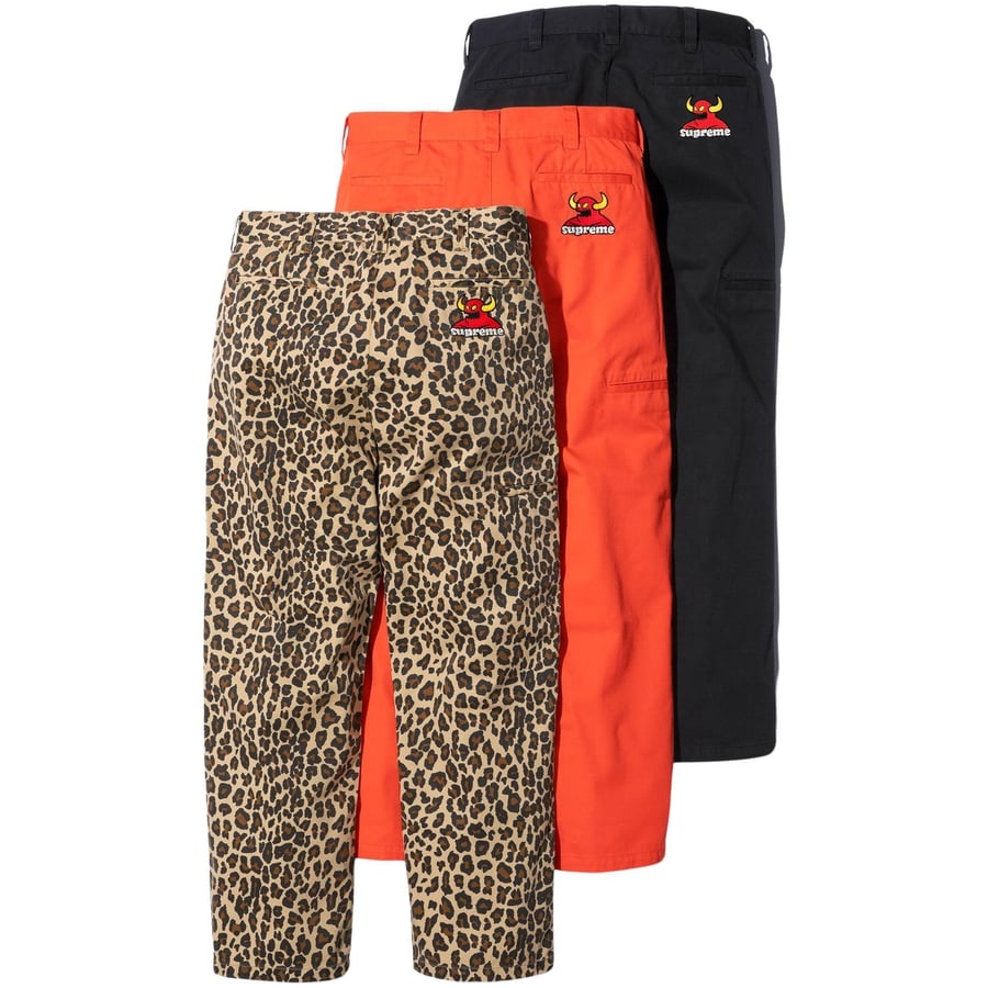 Supreme Supreme Toy Machine Work Pant releasing on Week 4 for spring summer 2024