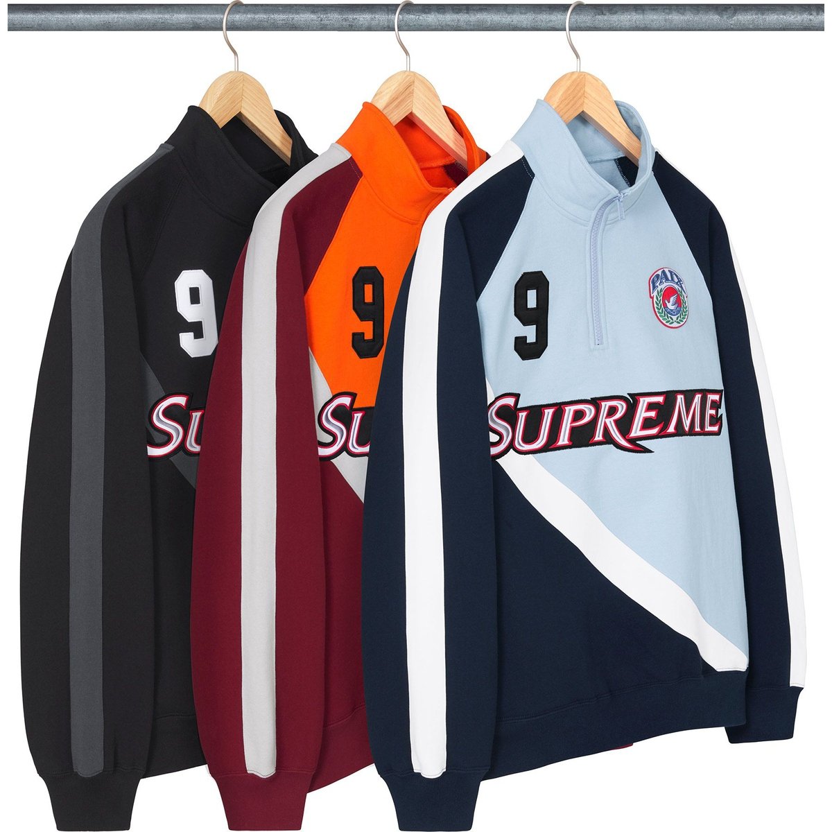 Supreme Equipé Half Zip Sweatshirt releasing on Week 14 for spring summer 2024