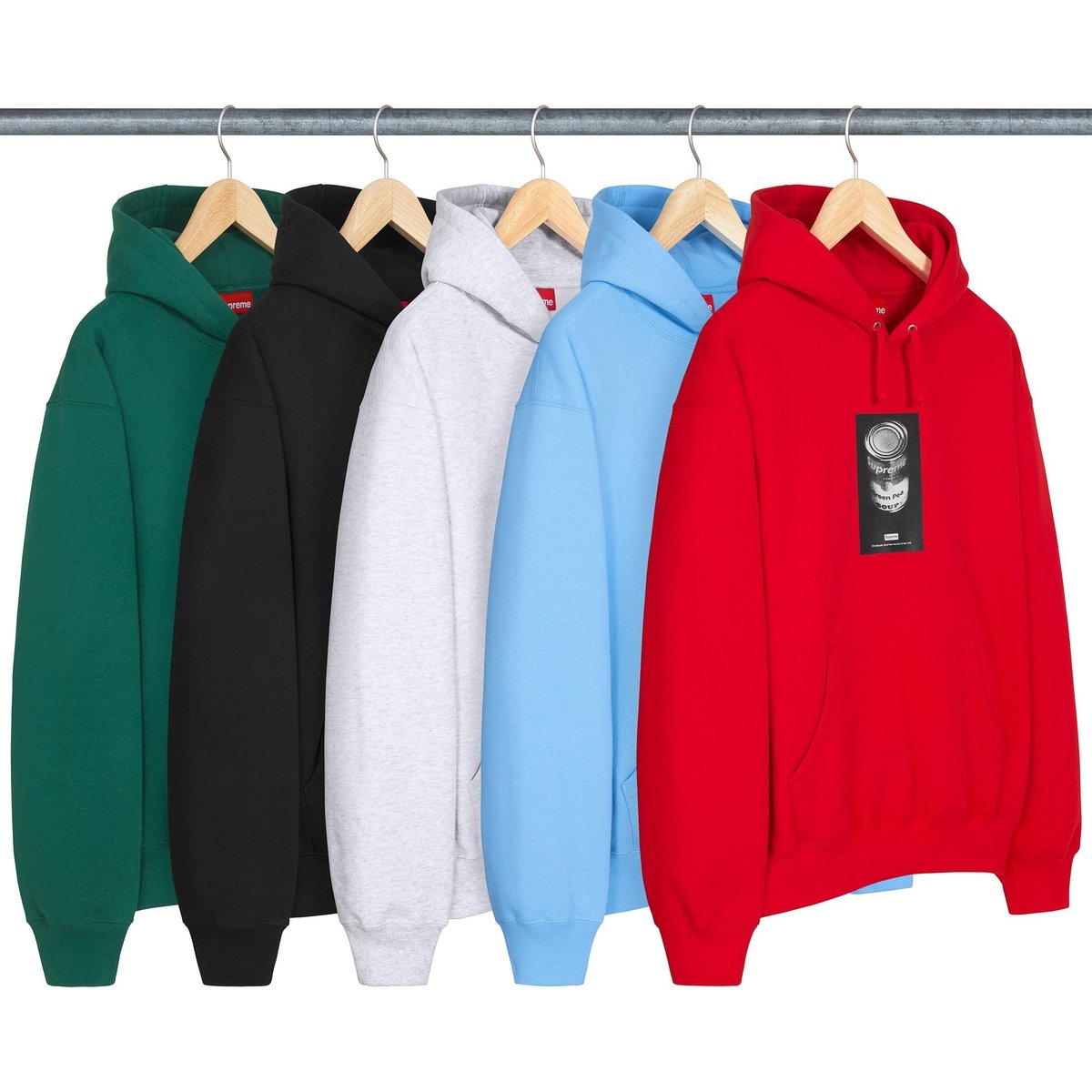 Details on Soup Can Hooded Sweatshirt from spring summer
                                            2024 (Price is $158)