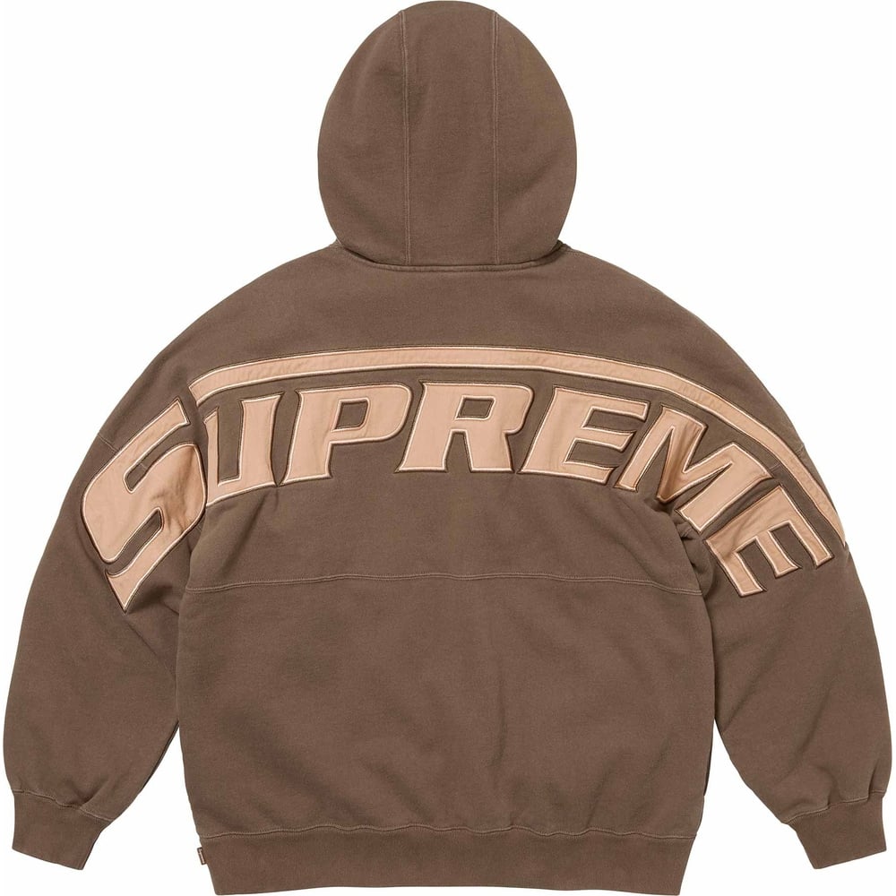 Details on Wrapped Half Zip Hooded Sweatshirt  from spring summer
                                                    2024 (Price is $168)